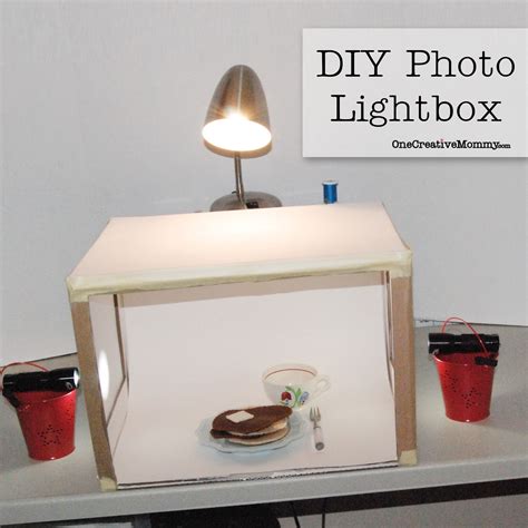 handmade diy light box